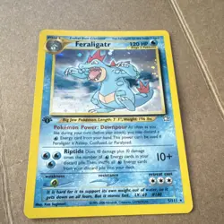Pokemon Feraligatr 5/111 Neo Genesis 1st Edition Holo Rare Stage 2 120 HP - Image 3