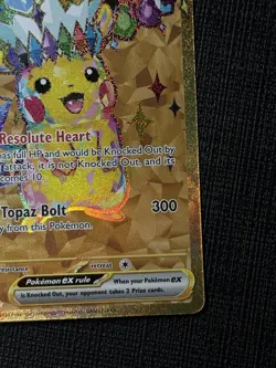 Pikachu ex 247/191 Hyper Rare Gold Surging Sparks Pokemon English NM - Image 4