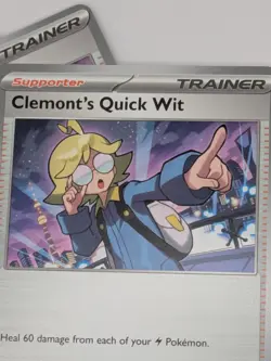 4x Clemont’s Quick Wit 167/191 Play Set | Pokemon TCG Surging Sparks NM/M - Image 4