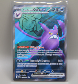 SV10 Destined Rivals 217 Crobat EX IR NM Pokemon TCG - Image 1