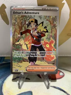Ethan's Adventure 236/182 Pokemon Destined Rivals Special Illustration NM - Image 1