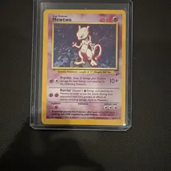 Mewtwo 10/102 Base Set 2 Holo Rare Psychic Pokemon TCG English 1999-2000 - Image 1