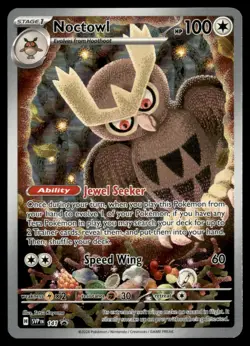Pokemon Noctowl Scarlet & Violet Promo 141 Holo P Holo NM/M - Image 1