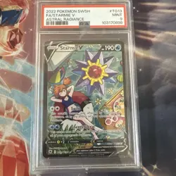 2022 Pokemon SWSH Starmie V Astral Radiance #TG13/TG30 PSA 9 MINT - Image 1