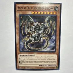 Yugioh! Ancient Gear Gadjiltron Dragon SR03-EN004 1st Edition LP - Image 1