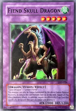 Fiend Skull Dragon LOD-039 Unlimited Super Rare LP - Image 1