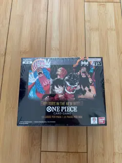 One Piece TCG OP09 Emperors in the New World English Booster Box Sealed - Image 1