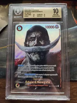 ONE PIECE KINGDOMS OF INTRIGUE EDWARD NEWGATE SP OP02 004 ALT BGS 10 PRISTINE - Image 1
