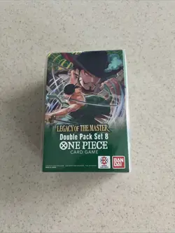 One Piece TCG Legacy of The Master Double Pack Set Of 8 Brand New Sealed - Image 2