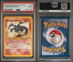 Pokemon Shining Charizard 107/105 PSA 4 VG-EX Neo Destiny Holo Rare Unlimited - Image 3
