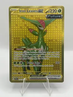 Pokemon TCG 2024 Iron Leaves ex 213/162 Sv05: Temporal Forces Holo NM/M - Image 1
