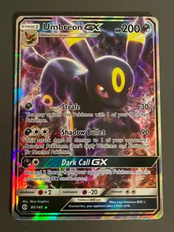 Pokemon Umbreon GX - SM Base Set (SM01) - 80/149 Ultra Rare - Image 1