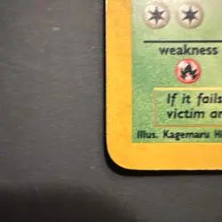 Pokemon Pinsir ERROR NO SYMBOL JUNGLE Holo Unlimited 9/64 WOTC - Image 5