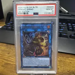 Yugioh Spright Sprind BLTR-EN095 Ultra Rare 1st Ed PSA 10 - Image 1