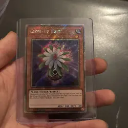 Yugioh Glow-Up Bulb (Platinum Secret Rare) RA03-EN245 Quarter Century Bonanza - Image 1