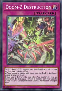 Yugioh! Doom-Z Destruction DOOM-EN074 Doom of Dimensions PREORDER - Image 1