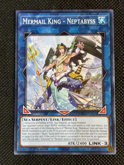 3x YuGiOh! - Mermail King - Neptabyss MP25-EN415 Common 1st Edition Near Mint - Image 2