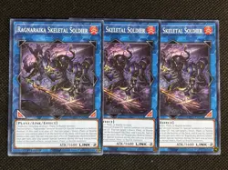 3x YuGiOh! - Ragnaraika Skeletal Soldier MP25-EN354 Common 1st Edition Near Mint - Image 1