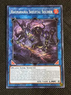 3x YuGiOh! - Ragnaraika Skeletal Soldier MP25-EN354 Common 1st Edition Near Mint - Image 2