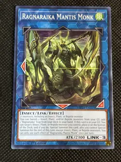 3x YuGiOh! - Ragnaraika Mantis Monk MP25-EN355 Common 1st Edition Near Mint - Image 2