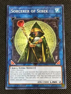 3x YuGiOh! - Sorcerer of Sebek MP25-EN315 Common 1st Edition Near Mint - Image 2