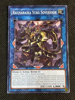 3x YuGiOh! - Ragnaraika Stag Sovereign MP25-EN357 Common 1st Edition Near Mint - Image 2