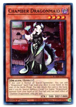 Yugioh Chamber Dragonmaid Ultra Rare Battles of Legend: Monster Mayhem BLMM-EN06 - Image 1