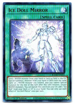Yugioh Ice Doll Mirror Ultra Rare Battles of Legend: Monster Mayhem BLMM-EN033 - Image 1