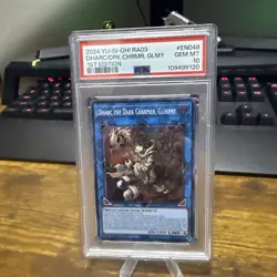 Yugioh! Dharc the Dark Charmer, Gloomy - BACH-EN049 - Super Rare PSA 10 - Image 1