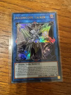 Yugioh 2025 Mega-Pack - Accesscode Talker MP25-EN272 Ultra Rare NM - Image 1