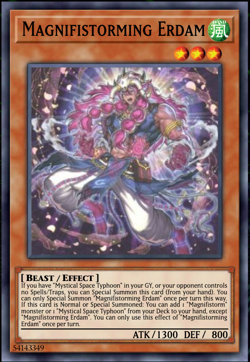 Yugioh! Radiant Typhoon Eldam DOOM-EN017 DOOM OF DIMENSIONS PREORDER - Image 1