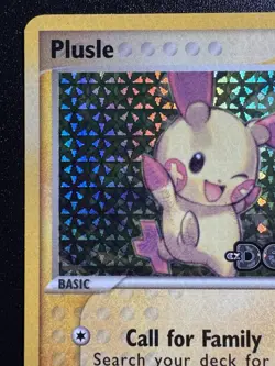 Plusle 44/107 EX Deoxys Pokemon Card Reverse Holo Foil Rare HP - Image 3