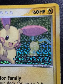 Plusle 44/107 EX Deoxys Pokemon Card Reverse Holo Foil Rare MP - Image 4
