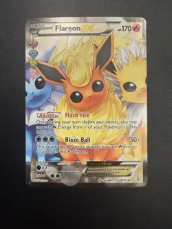 Flareon EX (Full Art) RC28-32 card from the Generations: Radiant Collection - Image 1