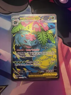Mega Venusaur EX 155/132 Mega Evolution ENGLISH Pokemon TCG Card NM ships now - Image 1