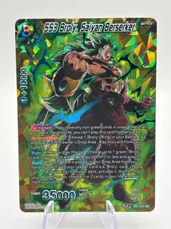 Dragon Ball Super Card Game - SS3 Broly, Saiyan Berserker BT7-127 ISR (1) - Image 1