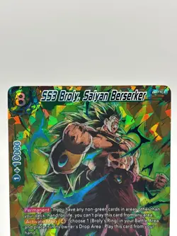Dragon Ball Super Card Game - SS3 Broly, Saiyan Berserker BT7-127 ISR (1) - Image 2