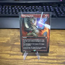 MTG Deflecting SWAT NM Condition Commander Masters Non-Foil Borderless Rare Card - Image 1