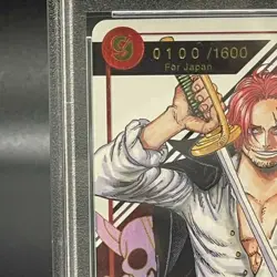 One Piece Card PSA 10 Shanks for Japan serial numbered flagship battle 2023 199 - Image 3