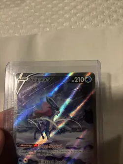 Suicune v GG38/GG70 Crown Zenith Galarian Gallery Illustration Rare Pokemon Card - Image 2