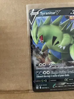 Tyranitar V - 097/163 Ultra Rare (2021) Battle Styles Pokemon Card - Image 5
