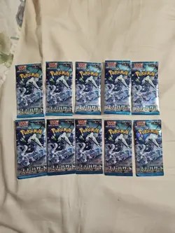 10 Packs Snow Hazard Booster SV2p Japanese Pokemon Card Scarlet & Violet SEALED - Image 1