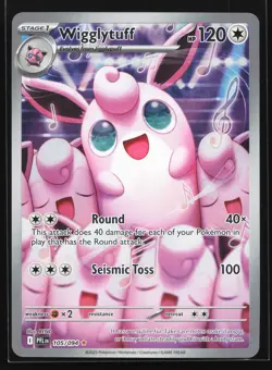 Wigglytuff 105/094 ME02: Phantasmal Flames Illustration Rare Pokemon Card - Image 1