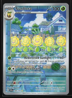 Sunflora 169/167 SV06: Twilight Masquerade Illustration Rare Pokemon Card - Image 1
