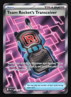 Team Rocket's Transceiver 263/217 ME: Ascended Heroes Ultra Rare Pokemon Card - Image 1