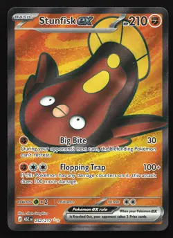 Stunfisk ex 252/217 ME: Ascended Heroes Ultra Rare Pokemon Card - Image 1