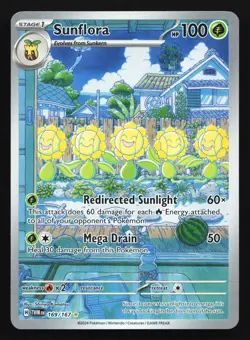 Sunflora 169/167 SV06: Twilight Masquerade Illustration Rare Pokemon Card - Image 1