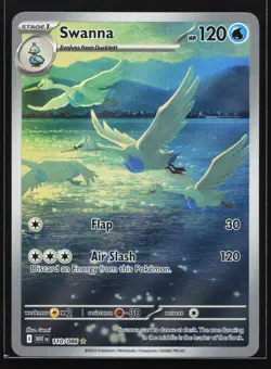 Swanna 110/086 SV: White Flare Illustration Rare Pokemon Card - Image 1