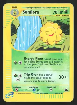 Sunflora 105/144 Skyridge Common Reverse Holo Pokemon Card - Image 1