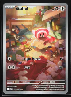 Stufful 154/132 ME01: Mega Evolution Illustration Rare Pokemon Card - Image 1
